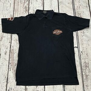 Harley-Davidson Lisle, Illinois Motorcycle Polo Golf Top Shirt